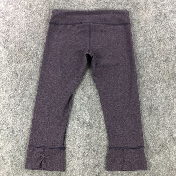 The North Face Womens Leggings Small Purple Heather Low Rise Capri Cropped - Picture 2 of 11